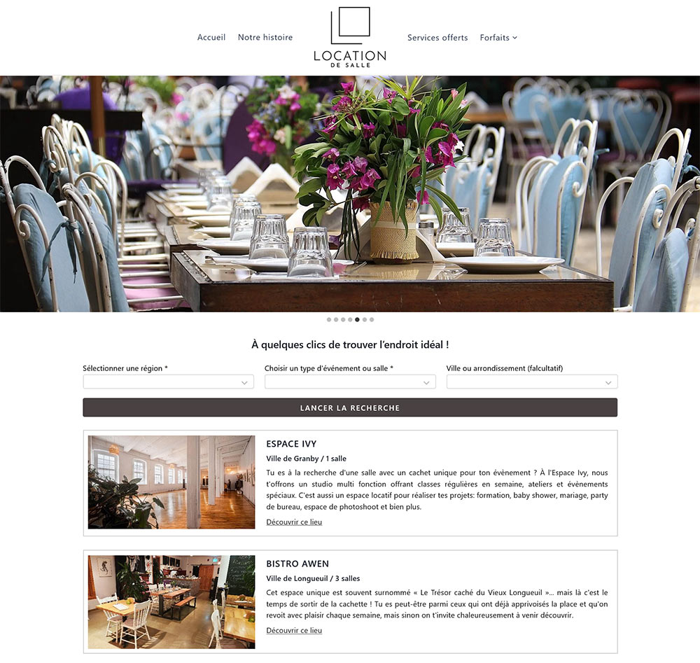 Location de salle